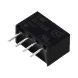 Convertor: DC/DC; 0,75W; Uintr: 4,5÷5,5VDC; Uieş: 12VDC; Iieş: 63mA