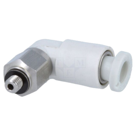 Racord push-in; filetate,în unghi de 90°; -1÷10bar; Filet: M3