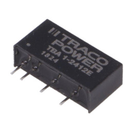 Convertor: DC/DC; 1W; Uintr: 21,6÷26,4VDC; Uieş: 12VDC; Iieş: 84mA