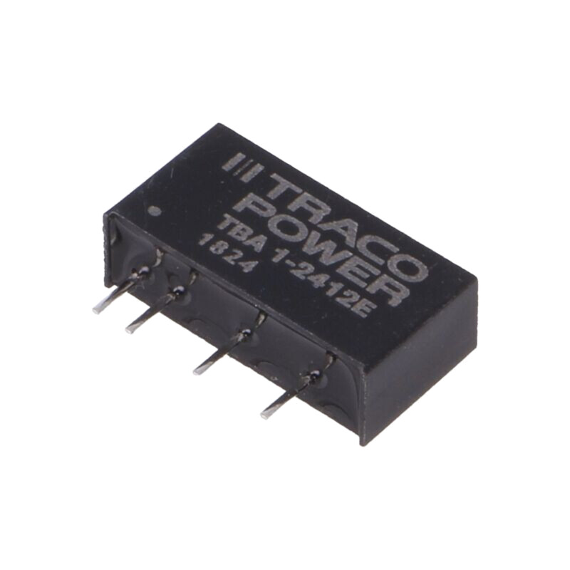 Convertor: DC/DC; 1W; Uintr: 21,6÷26,4VDC; Uieş: 12VDC; Iieş: 84mA