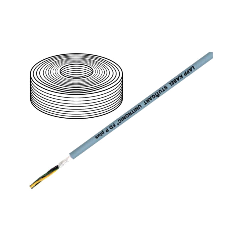 Cablu: pentru transmitere date; UNITRONIC® FD P plus; PUR; gri Cablu: pentru transmitere date; UNITRONIC® FD P plus; PUR; gri
