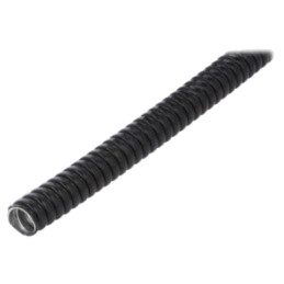 Tub de protecţie; Dimensiune: 17; oţel galvanizat; neagră; IP67