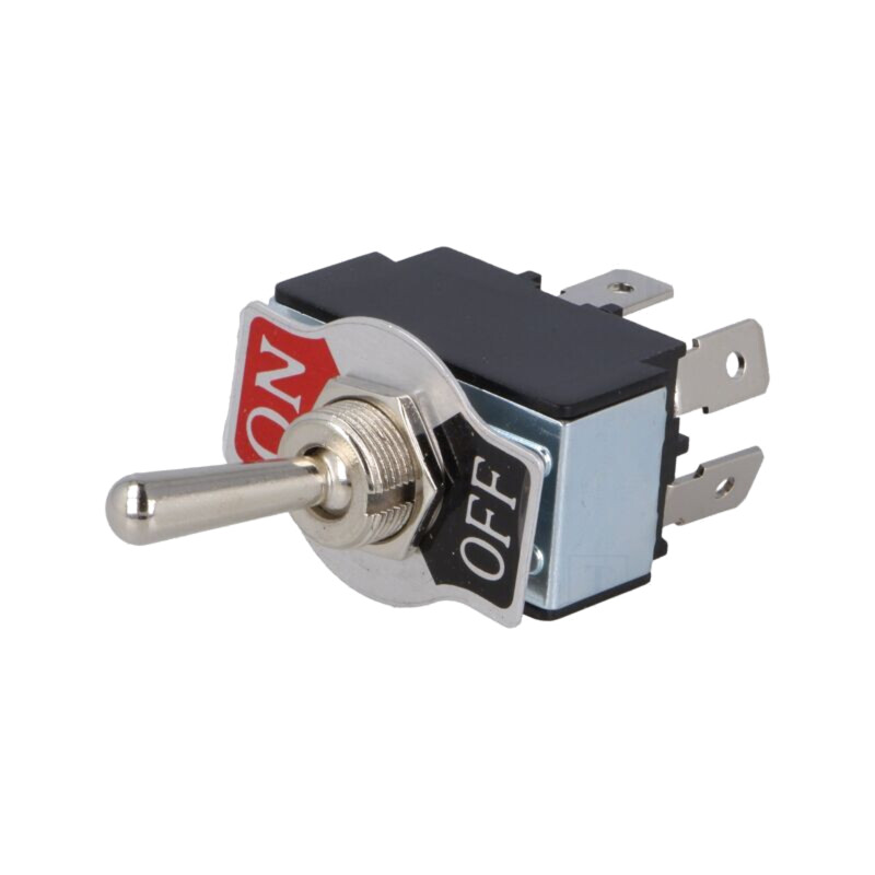Comutator: basculant; Poz: 2; DPST; ON-OFF; 20A/12VDC; R13-28; 50mΩ Comutator: basculant; Poz: 2; DPST; ON-OFF; 20A/12VDC; R13-28; 50mΩ