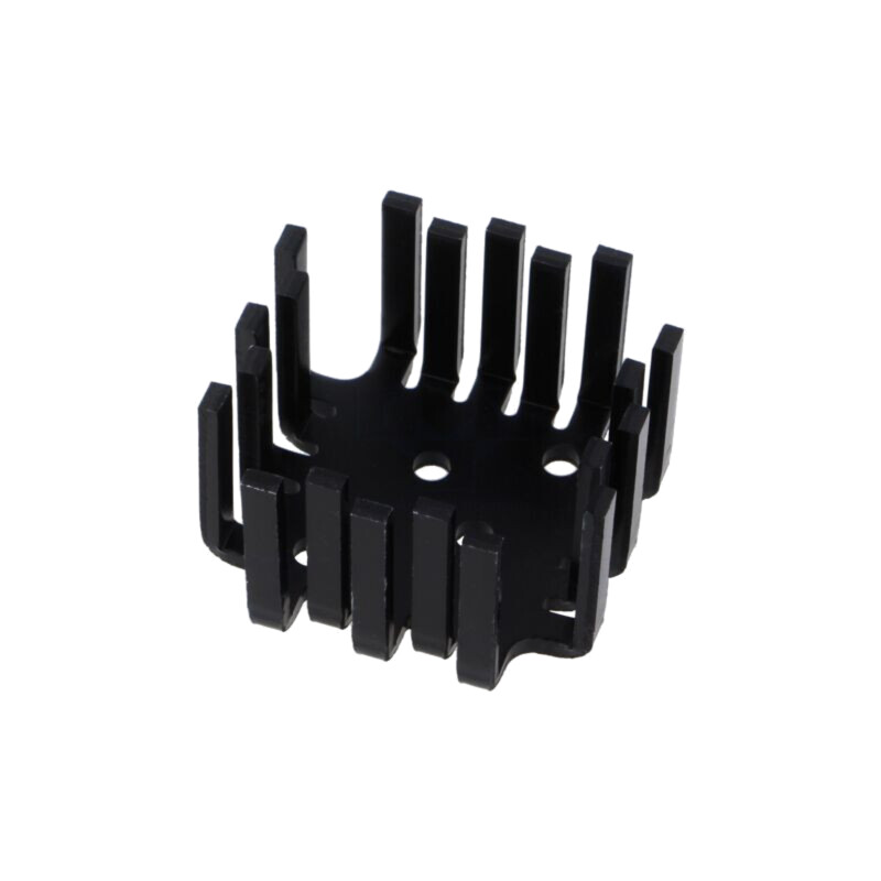 Radiator: extrudat; U; TO3; neagră; L: 46mm; W: 46mm; H: 25,4mm; 6°C/W