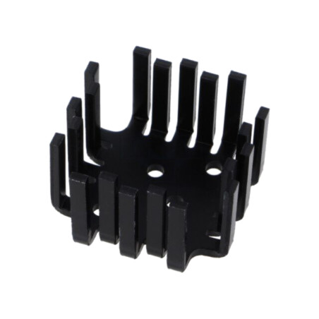 Radiator: extrudat; U; TO3; neagră; L: 46mm; W: 46mm; H: 25,4mm; 6°C/W