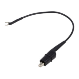 Cablu de împământare; 300V; mufă tip furcă,bornă crocodil