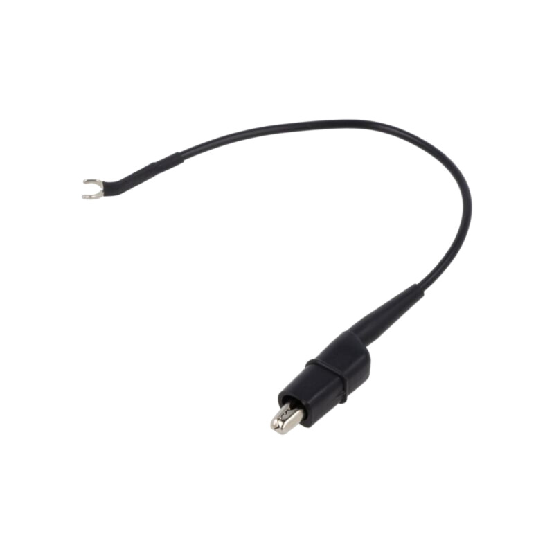 Cablu de împământare; 300V; mufă tip furcă,bornă crocodil