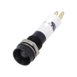 Lampă de control: LED; concav; roşu/verde/galben; 24VDC; Ø9mm