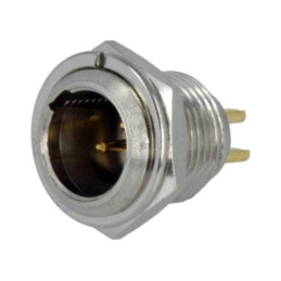 Conector: XLR mini; soclu; tată; PIN: 3; lipire; Ø11mm