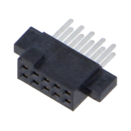 Conector: PCB-PCB; mamă; PIN: 10; 1,27mm; SFM; argintat selectiv