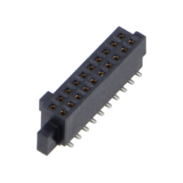 Conector: PCB-PCB; mamă; PIN: 20; 1,27mm; SFM; aurit; SMT; soclu; 3,7A
