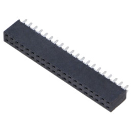Conector: şiruri pini; mamă; PIN: 40; 2,54mm; aurit; THT; soclu