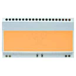 Iluminare de fundal; LED; 55x31x3,6mm; ambră