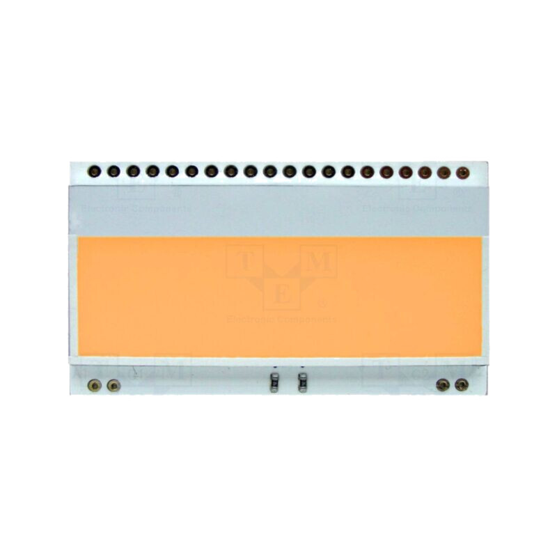 Iluminare de fundal; LED; 55x31x3,6mm; ambră