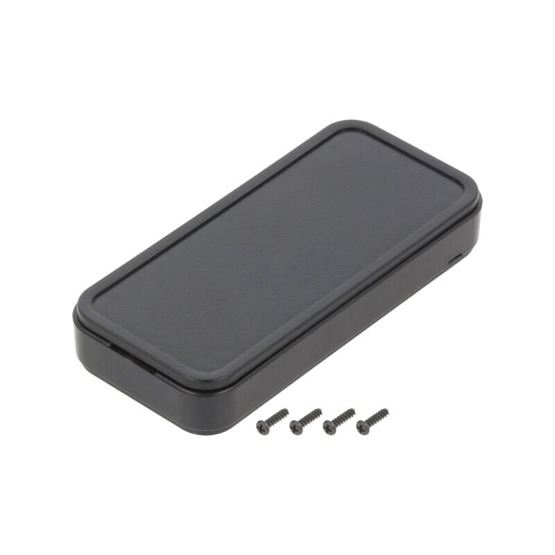 Carcasă: universală; X: 35mm; Y: 75mm; Z: 12mm; CS; ABS; neagră; IP40 Carcasă: universală; X: 35mm; Y: 75mm; Z: 12mm; CS; ABS; neagră; IP40