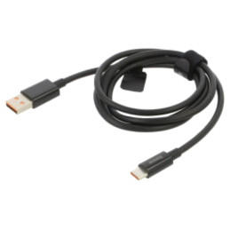 Cablu; High Speed,USB 2.0; USB A mufă,USB C mufă; 1m; negru; 100W