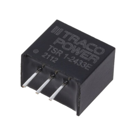 Convertor: DC/DC; Uintr: 6÷36VDC; Uieş: 3,3VDC; Iieş: 1A; SIP3; OUT: 1