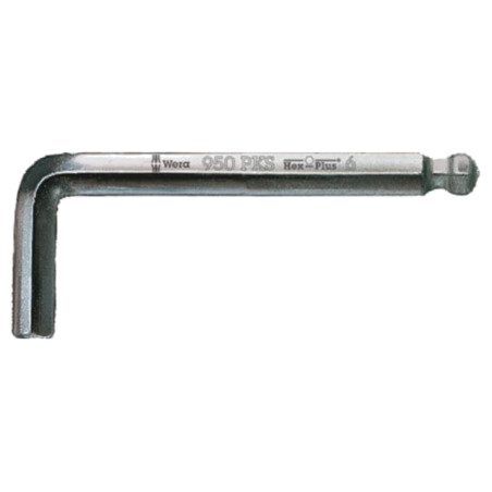 Cheie; imbus Hex-Plus,sferic; HEX 4mm; Lung.tot: 80mm; oţel