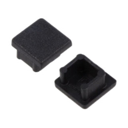 Obturator pt.LED profile; neagră; 20buc; ABS; SMART10