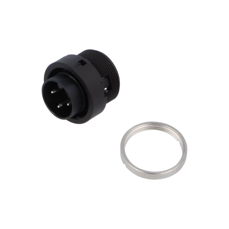 Conector: circular; 678; 150V; PIN: 3; soclu; tată; lipire; 7A; IP40