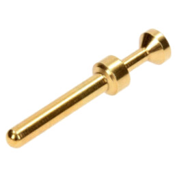 Pin; tată; aliaj cupru; aurit; 0,14÷0,37mm2; 26AWG÷22AWG; crimpat