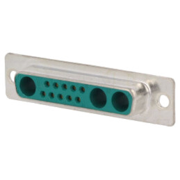 D-Sub speciali; PIN: 13(3+10); mufă; mamă; pe cablu; lipire; 250V
