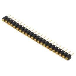 Conector: şiruri pini; soclu; mamă; PIN: 22; drept; 2,54mm; THT; 1x22