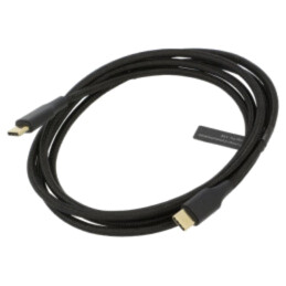 Cablu; USB 2.0; USB C mufă,din ambele părţi; nichelat; 1,5m; 60W