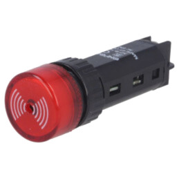 Semnalizator: acustic; 80dB; Ilum: fără; IP40; Ø16mm; max.5mm