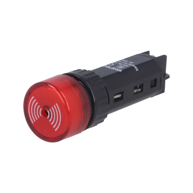 Semnalizator: acustic; 80dB; Ilum: fără; IP40; Ø16mm; max.5mm