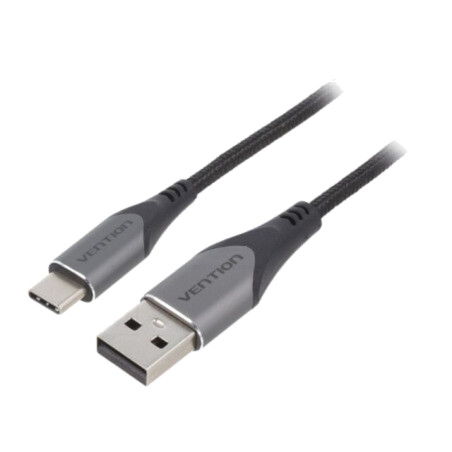Cablu; USB 2.0; USB A mufă,USB C mufă; nichelat; 2m; argintiu