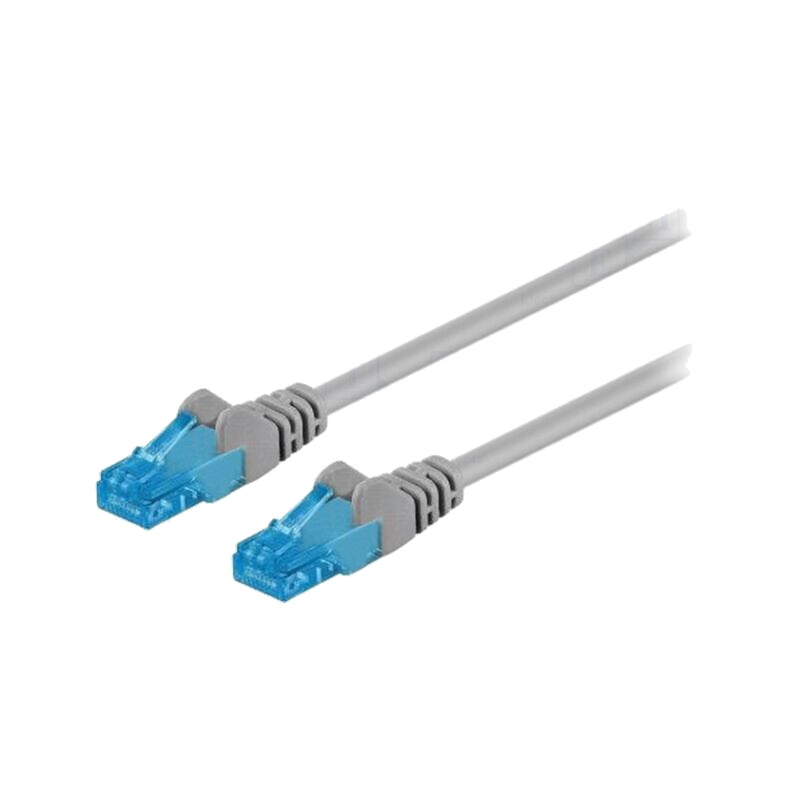 Patch cord; U/UTP; 6a; litat; Cu; LSZH; gri; 3m; 26AWG; Fire: 8