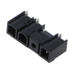 Regletă de conexiuni deconectabilă; 7,62mm; piste: 3; neagră