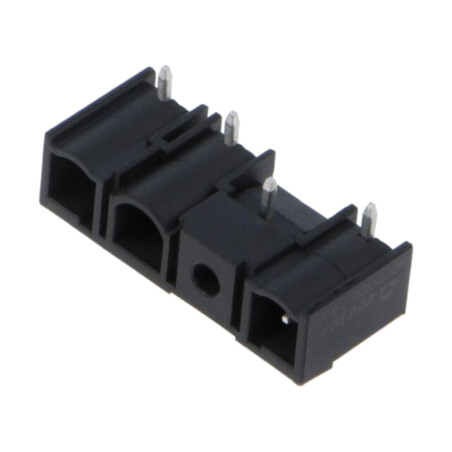 Regletă de conexiuni deconectabilă; 7,62mm; piste: 3; neagră