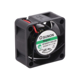 Ventilator: DC; axial; 24VDC; 40x40x20mm; 18,25m3/h; 27,5dBA; Vapo