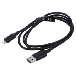 Cablu; USB 2.0; mufă Apple Lightning,USB A mufă; nichelat; 2m