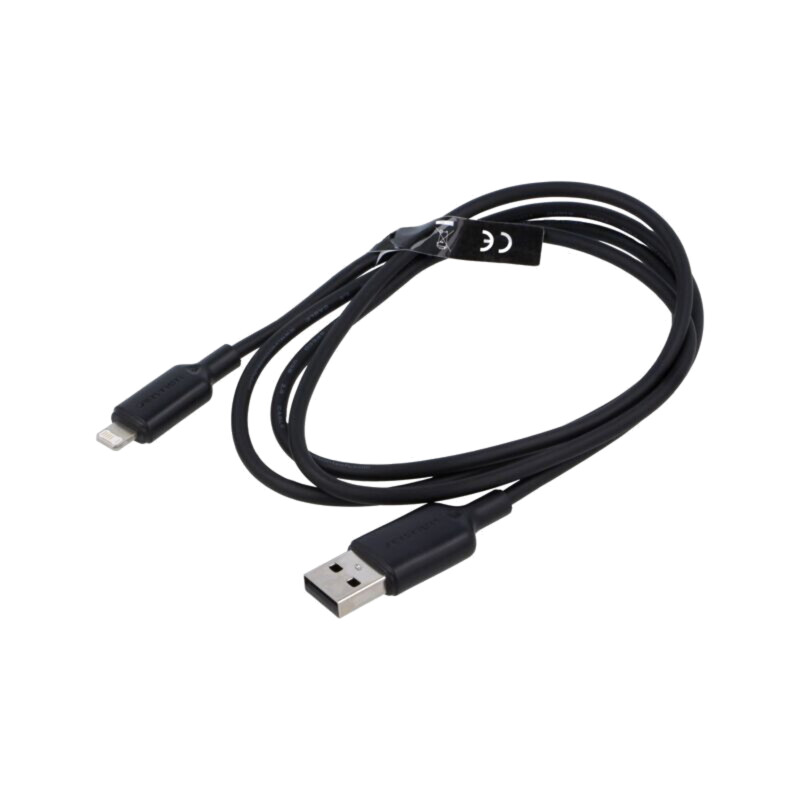 Cablu; USB 2.0; mufă Apple Lightning,USB A mufă; nichelat; 2m