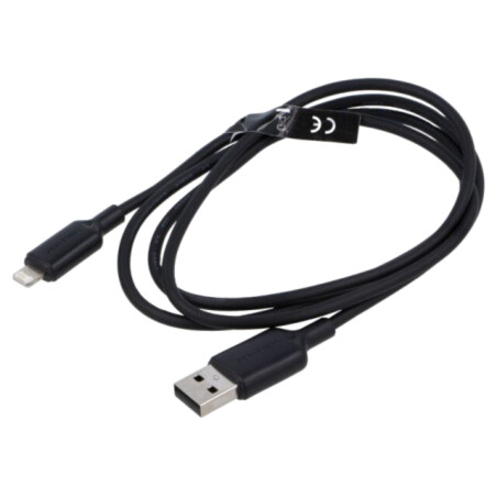 Cablu; USB 2.0; mufă Apple Lightning,USB A mufă; nichelat; 2m