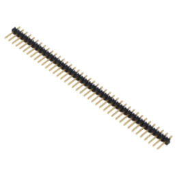Conector: şiruri pini; şir pini; tată; PIN: 40; drept; 2,54mm; THT