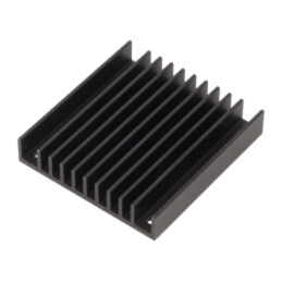 Radiator: extrudat; cu aripioare; TO218,TO220; neagră; L: 61mm