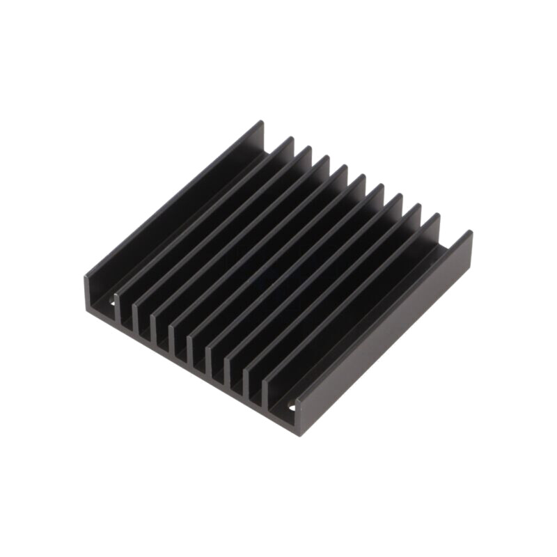 Radiator: extrudat; cu aripioare; TO218,TO220; neagră; L: 61mm