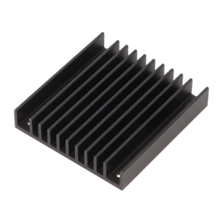 Radiator: extrudat; cu aripioare; TO218,TO220; neagră; L: 61mm
