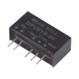 Convertor: DC/DC; 1W; Uintr: 21,6÷26,4VDC; Uieş: 5VDC; Uieş2: -5VDC