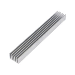 Radiator: extrudat; cu aripioare; aluminiu; L: 150mm; W: 21mm; brut