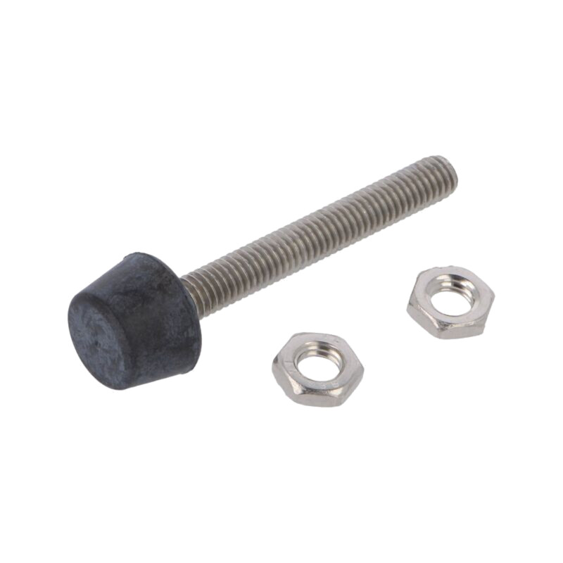 Şurub de presiune; Filet: M6; oțel inoxidabil; L: 55mm; Ø: 13mm