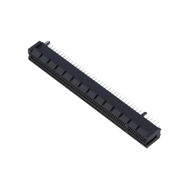 Conector: pentru carduri; drept; THT; pentru PCB; gold flash; 1mm Conector: pentru carduri; drept; THT; pentru PCB; gold flash; 1mm