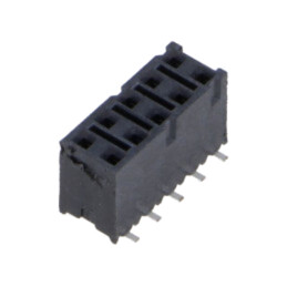 Conector: şiruri pini; mamă; PIN: 10; 2,54mm; aurit; SMT; soclu