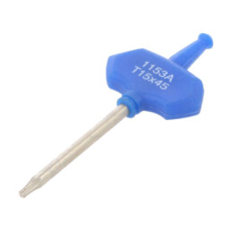 Cheie; Torx®; TX15; Lung.tot: 84mm; Lung.element lucru: 45mm
