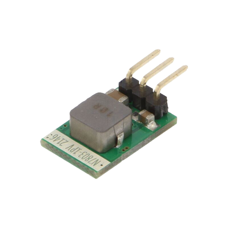 Convertor: DC/DC; Uintr: 6÷36VDC; Uieş: 3,3VDC; Iieş: 0÷1000mA; THT