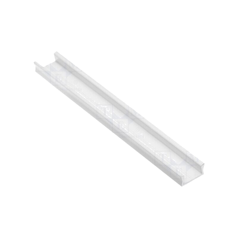 Profi pt.module LED; albă; 1m; GLAX MINI; aluminiu; de suprafaţă